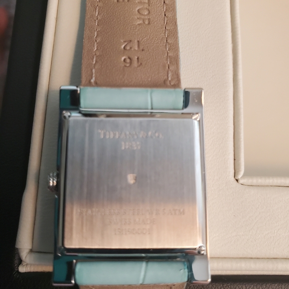 Tiffany & Co. 1837 Diamond Stainless Steel Watch Presentation Gift Box New